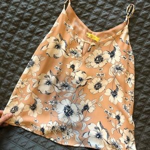 Floral tank top